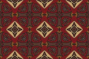 salwar patroon naadloos inheems Amerikaans, motief borduurwerk, ikat borduurwerk ontwerp voor afdrukken structuur kleding stof Saree sari tapijt. Kurta patola Saree vector