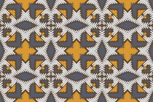 nordic patroon naadloos inheems Amerikaans, motief borduurwerk, ikat borduurwerk ontwerp voor afdrukken sjaal hijab patroon hoofddoek ikat zijde kurti model- mughal patronen vector