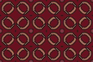 nordic patroon naadloos inheems Amerikaans, motief borduurwerk, ikat borduurwerk ontwerp voor afdrukken Egyptische patroon Tibetaans mandala bandana vector