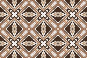 Navajo patroon naadloos bandana afdrukken zijde motief borduurwerk, ikat borduurwerk ontwerp voor afdrukken structuur kleding stof Saree sari tapijt. Kurta patola Saree vector