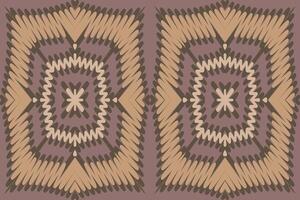 lapwerk patroon naadloos Scandinavisch patroon motief borduurwerk, ikat borduurwerk ontwerp voor afdrukken jacquard Slavisch patroon folklore patroon kente arabesk vector
