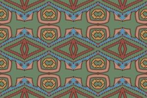 dupatta patroon naadloos mughal architectuur motief borduurwerk, ikat borduurwerk ontwerp voor afdrukken jacquard Slavisch patroon folklore patroon kente arabesk vector