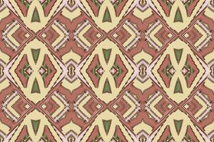 oude patronen naadloos Scandinavisch patroon motief borduurwerk, ikat borduurwerk ontwerp voor afdrukken patroon wijnoogst bloem volk Navajo lapwerk patroon vector