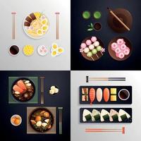 Japans eten ontwerpconcept vector