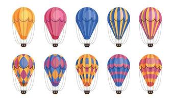 luchtballon set vector