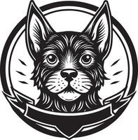 hond en huisdier logo ontwerp illustratie geïsoleerd Aan wit achtergrond vector