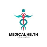 medisch logo Gezondheid icoon vect logo ontwerp vector