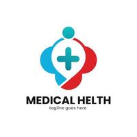 medisch logo Gezondheid icoon vect logo ontwerp vector