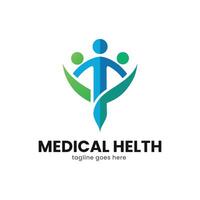 medisch logo Gezondheid icoon vect logo ontwerp vector