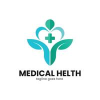 medisch logo Gezondheid icoon vect logo ontwerp vector