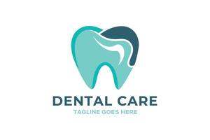 modern logo van een tandheelkundig kliniek vector