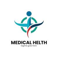 medisch logo Gezondheid icoon vect logo ontwerp vector