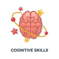 cognitief vaardigheden icoon. 3d illustratie van cognitief vaardigheden verzameling. creatief cognitief vaardigheden 3d icoon voor web ontwerp, Sjablonen, infographics en meer vector