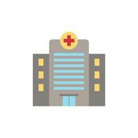 ziekenhuis icoon. gemakkelijk element van gebouwen verzameling. creatief ziekenhuis icoon voor web ontwerp, Sjablonen, infographics en meer vector