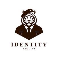 tijger logo ontwerp vector