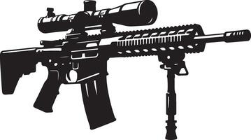 airsoft, sport silhouet , zwart kleur silhouet vector