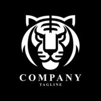 tijger logo ontwerp vector