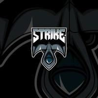strike e-sport logo mobiel gaming-team vector