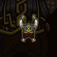 viking e-sport logo vector mobiel gaming-team