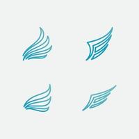 valk vleugel vector logo pictogrammalplaatje