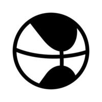 basketbal icoon symbool ontwerp illustratie vector
