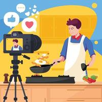 live streaming koken vector