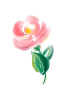 Leuke lente aquarel bloem steeg Vector. Kunst geïsoleerd object voor huwelijksboeket vector