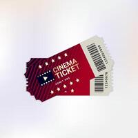 bioscoop ticket illustratie ontwerp vector