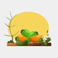 vers mango fruit, mango sap, vers drankje, gezond drinken vector