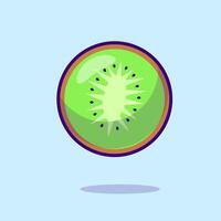 kiwi fruit tekenfilm vector