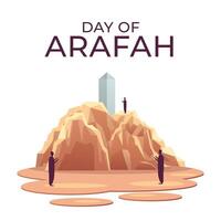 dag van arafah ontwerp sjabloon mooi zo voor viering gebruik. arafah illustratie. vlak ontwerp. eps 10. vector