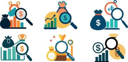 bank economie diagram vector