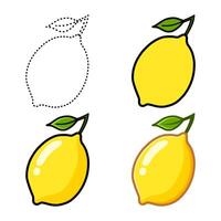 citroen fruit reeks illustratie vector