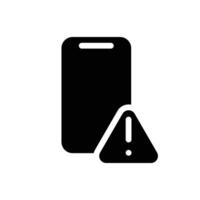 noodgeval telefoontje solide zwart icoon ontwerp mooi zo voor website en mobiel app vector