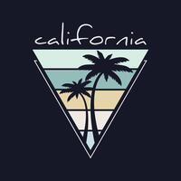 Californië illustratie typografie voor t shirt, poster, logo, sticker, of kleding handelswaar vector