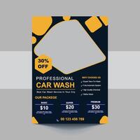 auto wassen folder, auto schoonmaak onderhoud sjabloon, a4 auto wassen onderhoud folder, auto- wassen onderhoud brochure ontwerp, auto wassen bedrijf Promotie poster vector