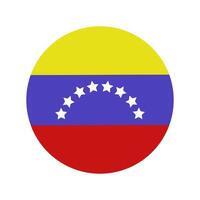 Venezuela vlag geïllustreerd Aan een wit achtergrond vector