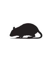 Rat silhouetten ontwerp vector