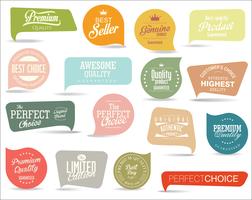 Moderne badges stickers en labels-collectie vector