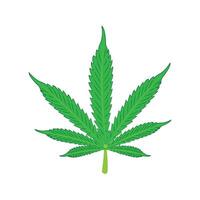 marihuana blad icoon illustratie ontwerp sjabloon vector
