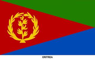 vlag van eritrea, eritrea nationaal vlag vector