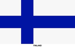 vlag van Finland, Finland nationaal vlag vector