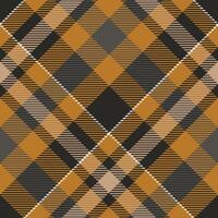 plaid patronen naadloos. katoenen stof patronen traditioneel Schots geweven kleding stof. houthakker overhemd flanel textiel. patroon tegel swatch inbegrepen. vector