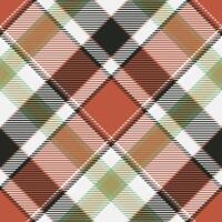 Schots Schotse ruit plaid naadloos patroon, katoenen stof patronen. sjabloon voor ontwerp ornament. naadloos kleding stof textuur. illustratie vector