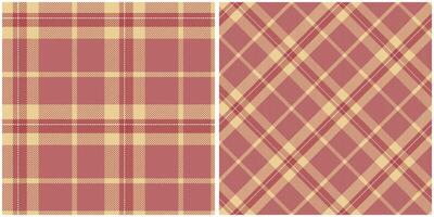 Schots Schotse ruit patroon. Schotse ruit plaid naadloos patroon. traditioneel Schots geweven kleding stof. houthakker overhemd flanel textiel. patroon tegel swatch inbegrepen. vector