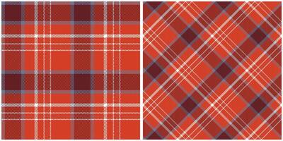 Schotse ruit plaid naadloos patroon. plaids patroon naadloos. traditioneel Schots geweven kleding stof. houthakker overhemd flanel textiel. patroon tegel swatch inbegrepen. vector