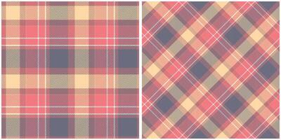 Schotse ruit plaid naadloos patroon. katoenen stof patronen. voor sjaal, jurk, rok, andere modern voorjaar herfst winter mode textiel ontwerp. vector