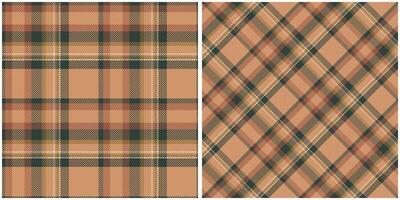 Schots Schotse ruit plaid naadloos patroon, Schots Schotse ruit naadloos patroon. traditioneel Schots geweven kleding stof. houthakker overhemd flanel textiel. patroon tegel swatch inbegrepen. vector