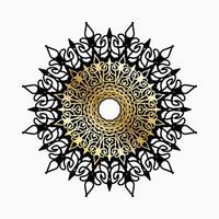 vector ronde abstracte cirkel. luxe mandala-stijl.