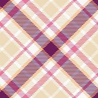 plaid patronen naadloos. Schotse ruit plaid naadloos patroon. voor overhemd afdrukken, kleding, jurken, tafelkleden, dekens, beddengoed, papier, dekbed, stof en andere textiel producten. vector